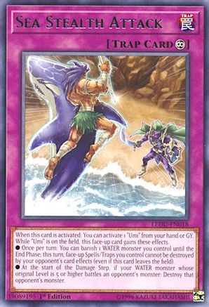 Sea Stealth Attack (LEDU-EN018) - Legendary Duelists 1st Edition Legendary Duelists Yugioh Single Squirtle Squad Card Shop.