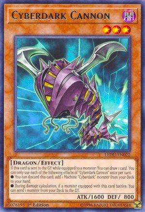 Cyberdark Cannon (LEDU-EN022) - Legendary Duelists 1st Edition Legendary Duelists Yugioh Single Squirtle Squad Card Shop.