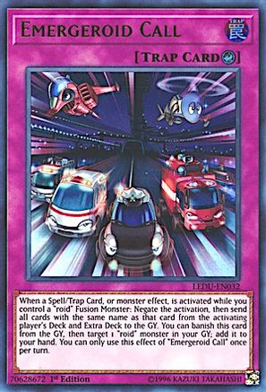 Emergeroid Call (LEDU-EN032) - Legendary Duelists 1st Edition Legendary Duelists Yugioh Single Squirtle Squad Card Shop.
