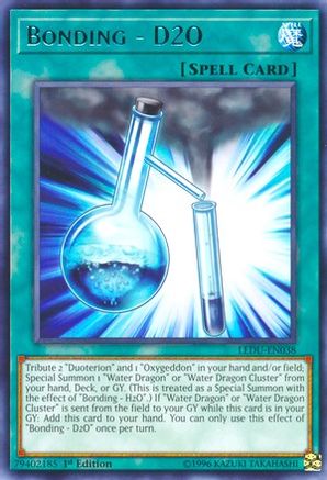 Bonding - D2O (LEDU-EN038) - Legendary Duelists 1st Edition Legendary Duelists Yugioh Single Squirtle Squad Card Shop.