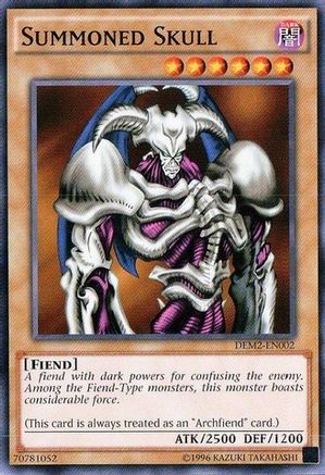 Summoned Skull (DEM2-EN002) - Demo Deck 2015 Unlimited Demo Deck 2015 Yugioh Single Squirtle Squad Card Shop.