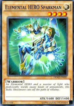Elemental HERO Sparkman (DEM2-EN011) - Demo Deck 2015 Unlimited Demo Deck 2015 Yugioh Single Squirtle Squad Card Shop.