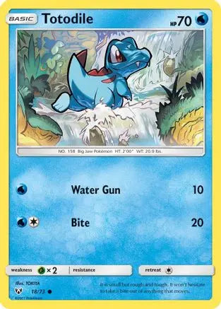 Totodile 018 Shining Legends - Common