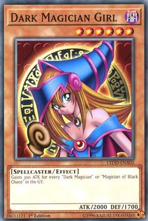 Dark Magician Girl (LEDD-ENA02) - Legendary Dragon Decks 1st Edition Legendary Dragon Decks Yugioh Single Squirtle Squad Card Shop.