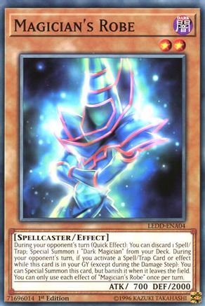 Magician's Robe (LEDD-ENA04) - Legendary Dragon Decks 1st Edition Legendary Dragon Decks Yugioh Single Squirtle Squad Card Shop.
