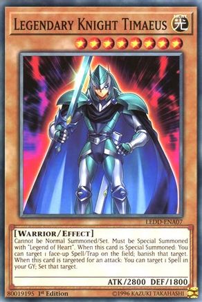 Legendary Knight Timaeus (LEDD-ENA07) - Legendary Dragon Decks 1st Edition Legendary Dragon Decks Yugioh Single Squirtle Squad Card Shop.