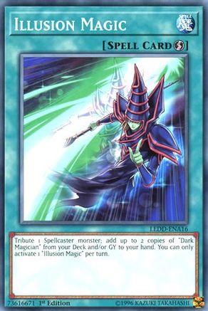 Illusion Magic (LEDD-ENA16) - Legendary Dragon Decks 1st Edition Legendary Dragon Decks Yugioh Single Squirtle Squad Card Shop.