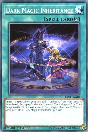 Dark Magic Inheritance (LEDD-ENA18) - Legendary Dragon Decks 1st Edition Legendary Dragon Decks Yugioh Single Squirtle Squad Card Shop.