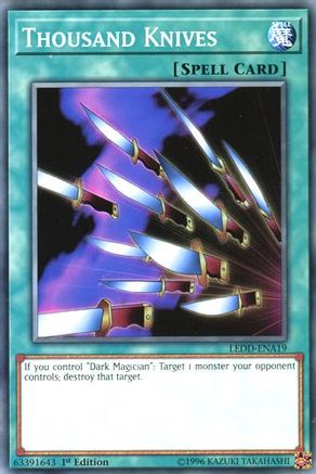 Thousand Knives (LEDD-ENA19) - Legendary Dragon Decks 1st Edition Legendary Dragon Decks Yugioh Single Squirtle Squad Card Shop.