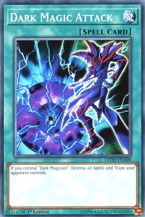 Dark Magic Attack (LEDD-ENA20) - Legendary Dragon Decks 1st Edition Legendary Dragon Decks Yugioh Single Squirtle Squad Card Shop.