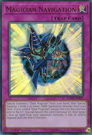 Magician Navigation (LEDD-ENA29) - Legendary Dragon Decks 1st Edition Legendary Dragon Decks Yugioh Single Squirtle Squad Card Shop.