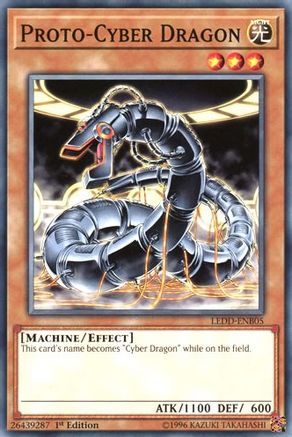 Proto-Cyber Dragon (LEDD-ENB05) - Legendary Dragon Decks 1st Edition Legendary Dragon Decks Yugioh Single Squirtle Squad Card Shop.