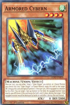 Armored Cybern (LEDD-ENB10) - Legendary Dragon Decks 1st Edition Legendary Dragon Decks Yugioh Single Squirtle Squad Card Shop.