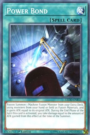 Power Bond (LEDD-ENB15) - Legendary Dragon Decks 1st Edition Legendary Dragon Decks Yugioh Single Squirtle Squad Card Shop.