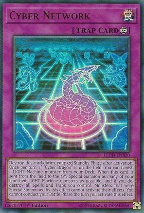 Cyber Network (UR) (LEDD-ENB20) - Legendary Dragon Decks 1st Edition Legendary Dragon Decks Yugioh Single Squirtle Squad Card Shop.