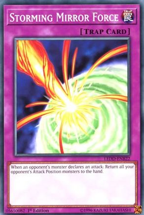 Storming Mirror Force (LEDD-ENB22) - Legendary Dragon Decks 1st Edition Legendary Dragon Decks Yugioh Single Squirtle Squad Card Shop.