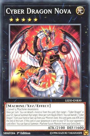 Cyber Dragon Nova (LEDD-ENB30) - Legendary Dragon Decks 1st Edition Legendary Dragon Decks Yugioh Single Squirtle Squad Card Shop.