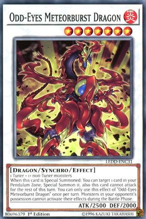 Odd-Eyes Meteorburst Dragon (LEDD-ENC31) - Legendary Dragon Decks 1st Edition Legendary Dragon Decks Yugioh Single Squirtle Squad Card Shop.