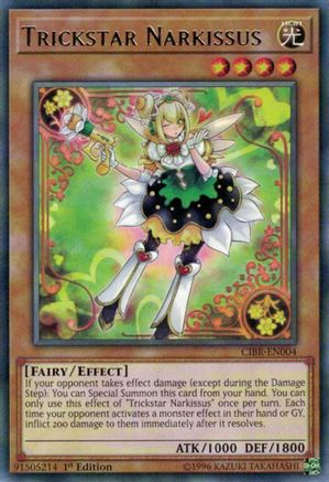 Trickstar Narkissus (CIBR-EN004) - Circuit Break Unlimited Circuit Break Yugioh Single Squirtle Squad Card Shop.