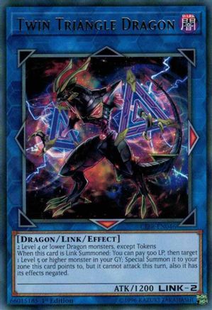 Twin Triangle Dragon (CIBR-EN046) - Circuit Break Unlimited Circuit Break Yugioh Single Squirtle Squad Card Shop.