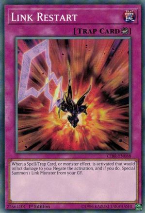 Link Restart (CIBR-EN068) - Circuit Break 1st Edition Circuit Break Yugioh Single Squirtle Squad Card Shop.