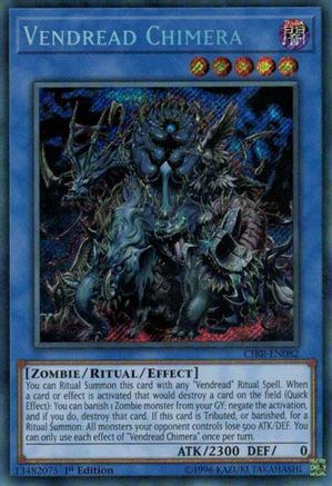 Vendread Chimera (CIBR-EN082) - Circuit Break 1st Edition Circuit Break Yugioh Single Squirtle Squad Card Shop.