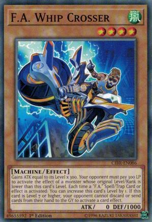 F.A. Whip Crosser (CIBR-EN086) - Circuit Break Unlimited Circuit Break Yugioh Single Squirtle Squad Card Shop.