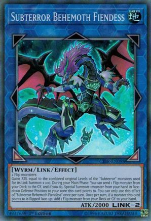 Subterror Behemoth Fiendess (CIBR-EN098) - Circuit Break Unlimited Circuit Break Yugioh Single Squirtle Squad Card Shop.
