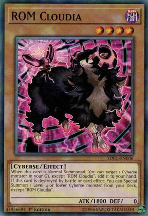 ROM Cloudia (SDCL-EN006) - Structure Deck: Cyberse Link 1st Edition Structure Deck: Cyberse Link Yugioh Single Squirtle Squad Card Shop.
