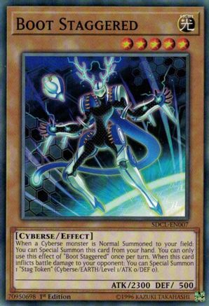 Boot Staggered (SDCL-EN007) - Structure Deck: Cyberse Link 1st Edition Structure Deck: Cyberse Link Yugioh Single Squirtle Squad Card Shop.