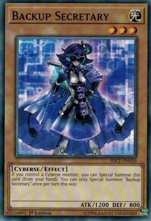 Backup Secretary (SDCL-EN010) - Structure Deck: Cyberse Link 1st Edition Structure Deck: Cyberse Link Yugioh Single Squirtle Squad Card Shop.