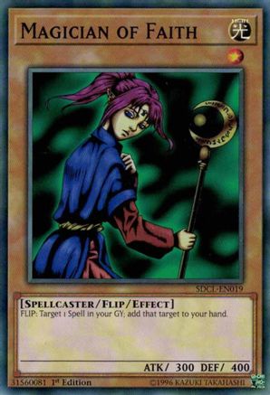 Magician of Faith (SDCL-EN019) - Structure Deck: Cyberse Link 1st Edition Structure Deck: Cyberse Link Yugioh Single Squirtle Squad Card Shop.