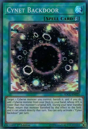 Cynet Backdoor (SDCL-EN023) - Structure Deck: Cyberse Link 1st Edition Structure Deck: Cyberse Link Yugioh Single Squirtle Squad Card Shop.