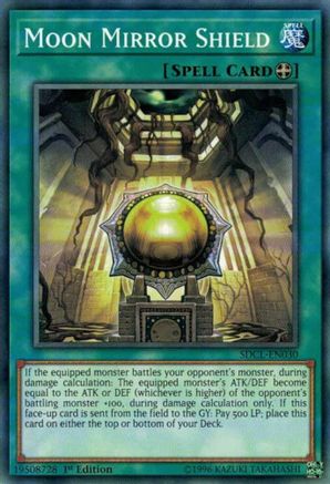 Moon Mirror Shield (SDCL-EN030) - Structure Deck: Cyberse Link 1st Edition Structure Deck: Cyberse Link Yugioh Single Squirtle Squad Card Shop.