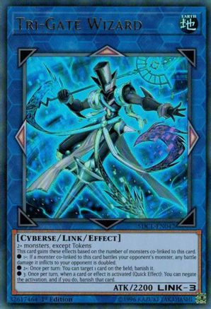 Tri-Gate Wizard (SDCL-EN042) - Structure Deck: Cyberse Link 1st Edition Structure Deck: Cyberse Link Yugioh Single Squirtle Squad Card Shop.