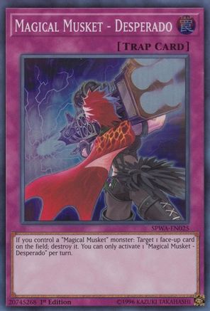 Magical Musket - Desperado (SPWA-EN025) - Spirit Warriors 1st Edition Spirit Warriors Yugioh Single Squirtle Squad Card Shop.