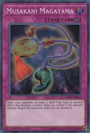 Musakani Magatama (SPWA-EN055) - Spirit Warriors 1st Edition Spirit Warriors Yugioh Single Squirtle Squad Card Shop.
