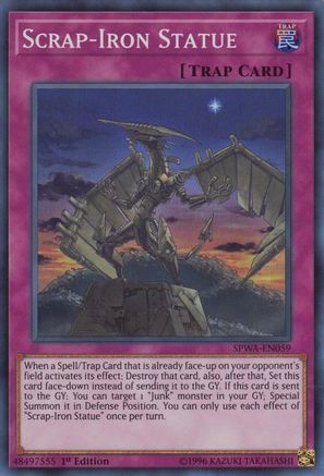 Scrap-Iron Statue (SPWA-EN059) - Spirit Warriors 1st Edition Spirit Warriors Yugioh Single Squirtle Squad Card Shop.