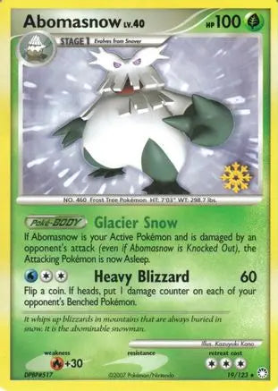 Abomasnow - 19/123/123 Countdown Calendar Promos - Promo