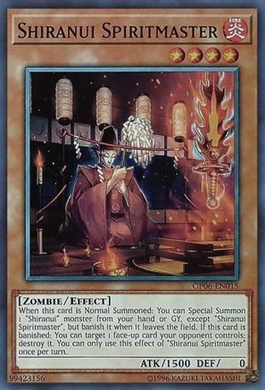 Shiranui Spiritmaster (OP06-EN015) - OTS Tournament Pack 6 Unlimited OTS Tournament Pack 6 Yugioh Single Squirtle Squad Card Shop.