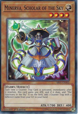 Minerva, Scholar of the Sky (SR05-EN002) - Structure Deck: Wave of Light 1st Edition Structure Deck: Wave of Light Yugioh Single Squirtle Squad Card Shop.