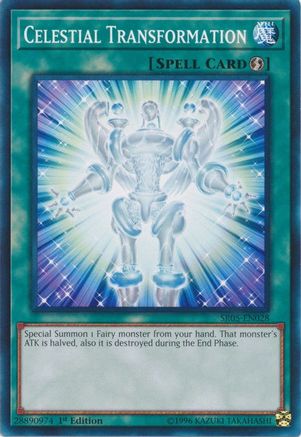 Celestial Transformation (SR05-EN028) - Structure Deck: Wave of Light 1st Edition Structure Deck: Wave of Light Yugioh Single Squirtle Squad Card Shop.