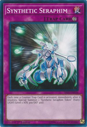 Synthetic Seraphim (SR05-EN034) - Structure Deck: Wave of Light 1st Edition Structure Deck: Wave of Light Yugioh Single Squirtle Squad Card Shop.