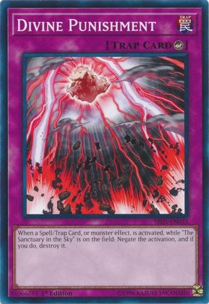 Divine Punishment (SR05-EN035) - Structure Deck: Wave of Light 1st Edition Structure Deck: Wave of Light Yugioh Single Squirtle Squad Card Shop.
