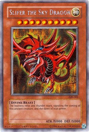 Slifer the Sky Dragon (Secret Rare) (GBI-001) - Yu-Gi-Oh! Duel Monsters International: Worldwide Edition Unlimited Yu-Gi-Oh! Duel Monsters International: Worldwide Edition Yugioh Single Squirtle Squad Card Shop.