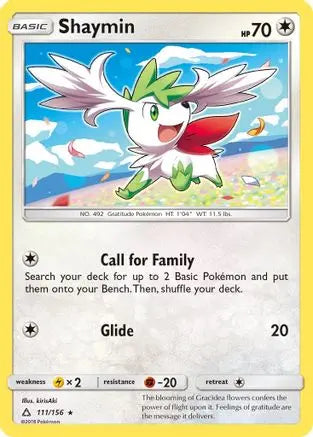 Shaymin (111) - Reverse Holofoil SM Ultra Prism - Rare