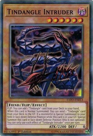 Tindangle Intruder (EXFO-EN013) - Extreme Force Unlimited Extreme Force Yugioh Single Squirtle Squad Card Shop.