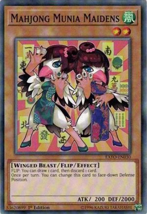 Mahjong Munia Maidens (EXFO-EN030) - Extreme Force Unlimited Extreme Force Yugioh Single Squirtle Squad Card Shop.