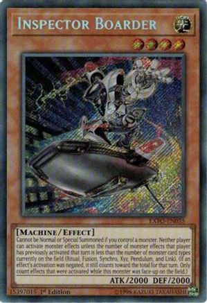Inspector Boarder (EXFO-EN035) - Extreme Force 1st Edition Extreme Force Yugioh Single Squirtle Squad Card Shop.