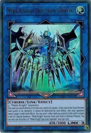 Mekk-Knight Spectrum Supreme (EXFO-EN047) - Extreme Force Unlimited Extreme Force Yugioh Single Squirtle Squad Card Shop.